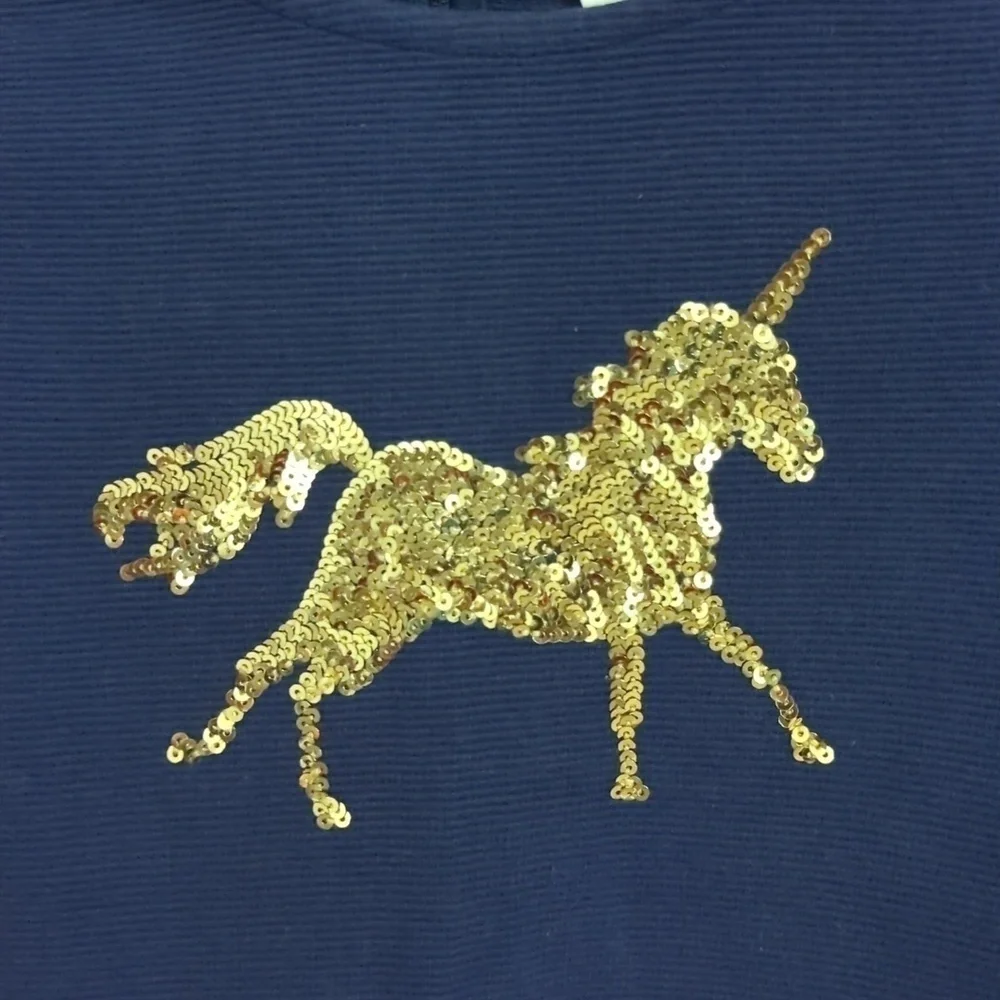 Gymboree blue sequin